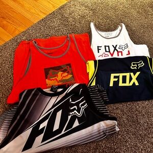4 large Fox Racing tank tops men’s $20 for all